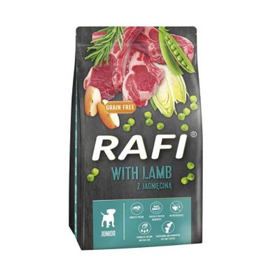 Dolina Noteci, Rafi Junior, jagnięcina, sucha karma dla psa, 3 kg