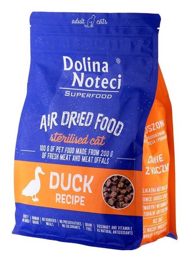 Dolina Noteci, Superfood Sterylised, karma sucha dla kota, kaczka, 1 kg