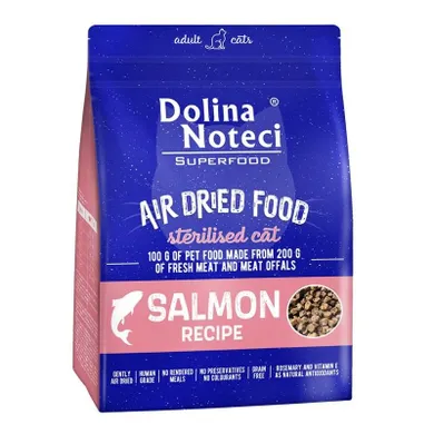 Dolina Noteci, Superfood Sterylised, karma sucha dla kota, łosoś 1 kg