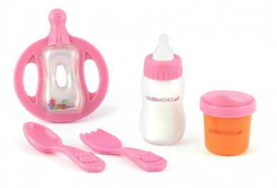 Dolls World, Magiczna butelka, zestaw akcesoriów do karmienia lalek