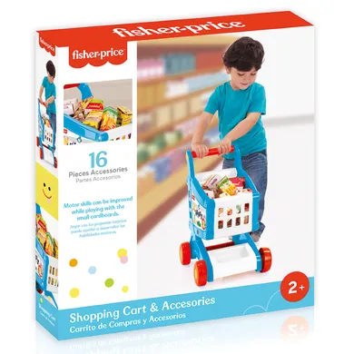 Dolu, Fisher-Price, wózek sklepowy z akcesoriami