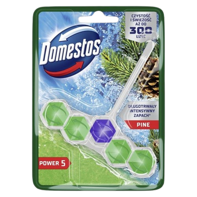 Domestos, Power 5, kostka toaletowa, pine, 1-50 g