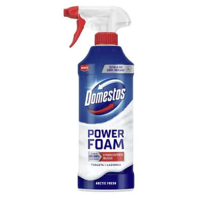 Domestos, Power Foam, piana do czyszczenia toalety, ocean, 435 ml