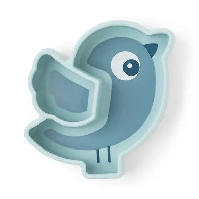 Done By Deer, Birdee, talerzyk na przekąski z przyssawką, blue