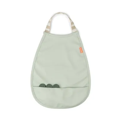 Done by Deer, Croco, śliniak z kieszonką, green