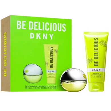 Donna Karan, DKNY Be Delicious, zestaw: woda perfumowana spray 30 ml + balsam do ciała 100 ml