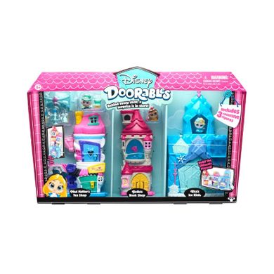 Doorables, Disney, Zestaw Deluxe, budynki i figurki z bajek Disney'a
