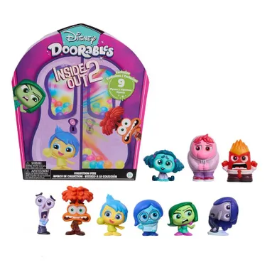 Doorables, Inside Out 2, figurki, 9 szt.