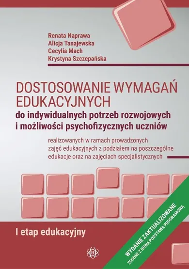 Dostosowanie wymagań edukacyjnych do indywidualnych potrzeb rozwojowych i możliwości psychofizycznych uczniów