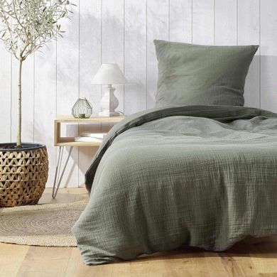 Douceur D'intérieur, Angelia, zestaw pościeli bawełnianej z fakturą, 140-200 cm