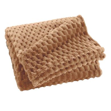 Douceur D'intérieur, Frosty, narzuta flanelowa, 125-150 cm