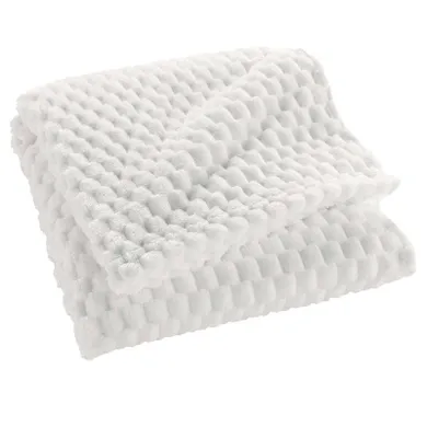 Douceur D'intérieur, Frosty, narzuta flanelowa, 125-150 cm