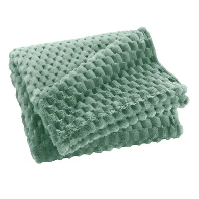 Douceur D'intérieur, Frosty, narzuta flanelowa, 125-150 cm