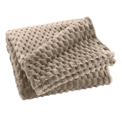 Douceur D'intérieur, Frosty, narzuta flanelowa, 125-150 cm