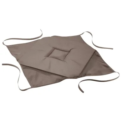 Douceur d'intérieur, poduszka na krzesło, Essentiel, 36-36 cm, brązowa