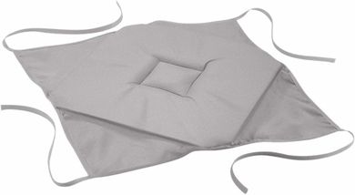 Douceur d'intérieur, poduszka na krzesło, Essentiel, 36-36 cm, szara