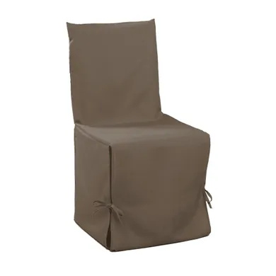 Douceur d'intérieur, pokrowiec na krzesło, 50-50-50 cm, Essentiel, brązowy