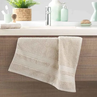 Douceur d'intérieur, ręcznik łazienkowy, Excellence, 50-90 cm, lniany