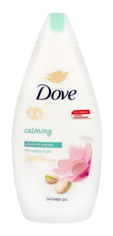Dove, Calming, żel pod prysznic, pistacja i magnolia, 450 ml