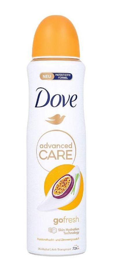 Dove, Go Fresh, antyperspirant w sprayu, marakuja, 150 ml