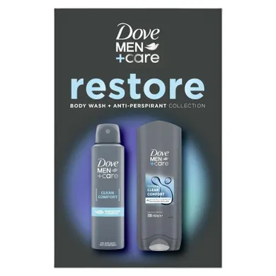 Dove, Men Care, zestaw prezentowy męski: deo spray + żel