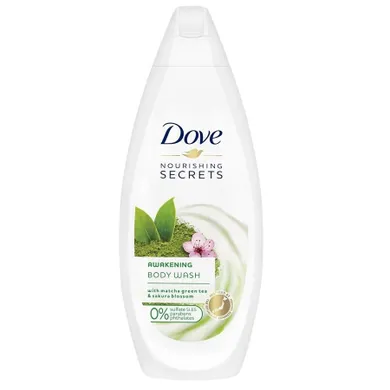 Dove, Nourishing Secrets Matcha Green Tea & Sakura Blossom, energetyzujący żel pod prysznic, 450 ml