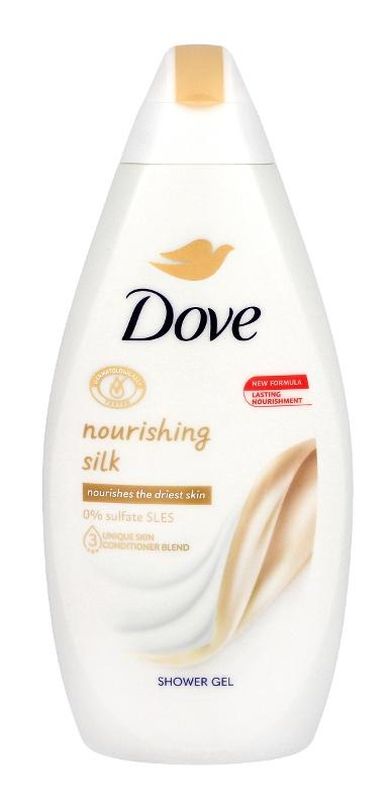 Dove, Nourishing Silk, żel pod prysznic, jedwab, 450 ml