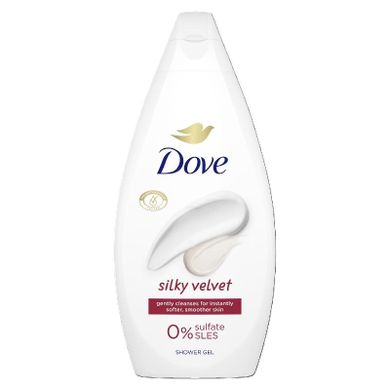 Dove, Silky Velvet, żel pod prysznic, 450 ml