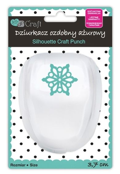 DP Craft, dziurkacz ozdobny, ażurowy, śnieżynka, 3,7cm