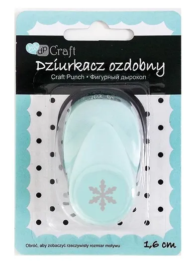 DP Craft, dziurkacz ozdobny, śnieżynka