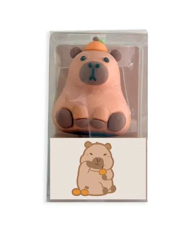 DP Craft, gumka do ścierania 3D, Kapibara pomarańcza