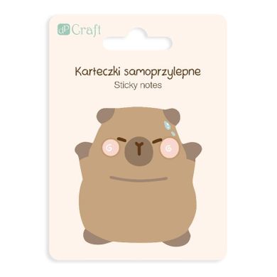 DP Craft, karteczki samoprzylepne, kapibara happy, 6,2-6 cm, 30 kartek