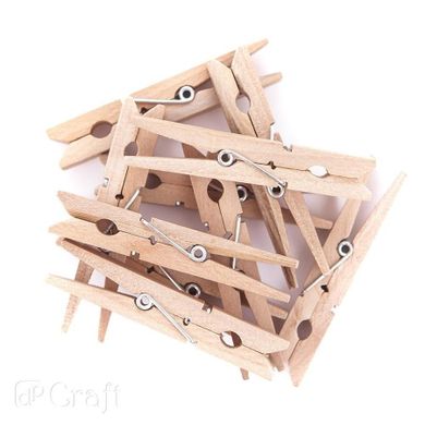 DP Craft, klamerki drewniane, 7,2 cm, 10 szt.