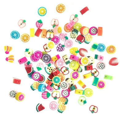 DP Craft, koraliki polimerowe, juicy fruits, 100 szt.