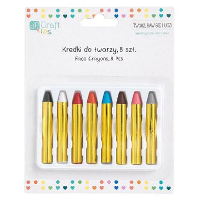 DP Craft, kredki do malowania twarzy, 8 szt.