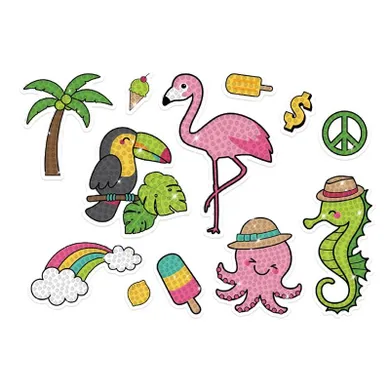 DP Craft, naklejki, haft diamentowy, egzotyczne wakacje