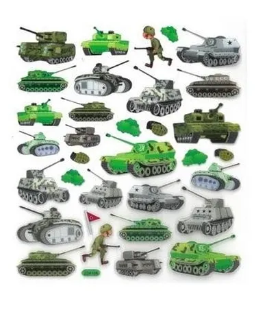 DP Craft, naklejki papierowe, czołgi