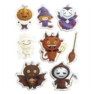 DP Craft, naklejki żelowe, Halloween