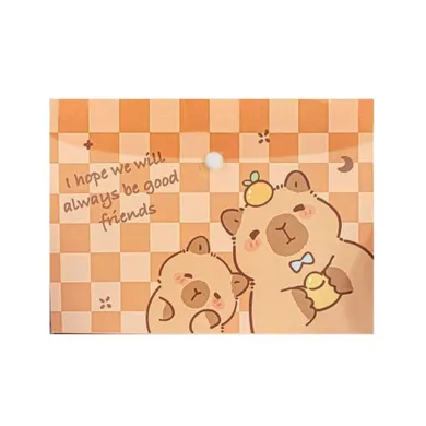 DP Craft, teczka A4, kopertowa na zatrzask, Kapibara