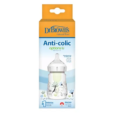 Dr Brown's, Options+, butelka, szeroka szyjka, dżungla, 150 ml