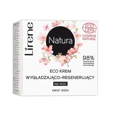 Dr Irena Eris, Natura Eco, krem wygładzająco-regenerujący na noc, Kwiat Wiśni, 50 ml