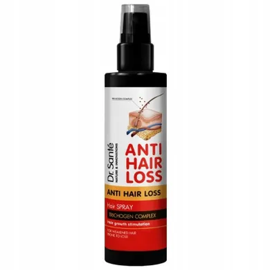 Dr. Sante, Anti Hair Loss, lakier-odżywka stymulujący wzrost włosów trichogen complex, 150 ml
