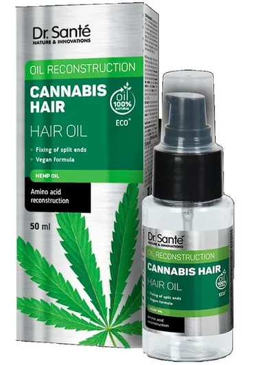 Dr. Sante, Cannabis Hair, rewitalizujący olejek do włosów, 50 ml