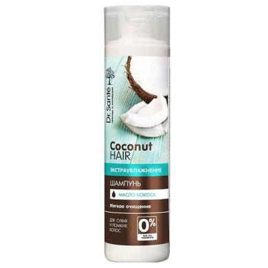 Dr. Sante, Coconut Hair Shampoo, szampon ekstra nawilżający z olejem kokosowym dla suchych i łamliwych włosów, 250 ml