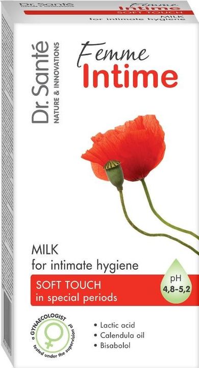 Dr. Sante, Femme Intime, mleczko do higieny intymnej, delikatne dotknięcie, 230 ml