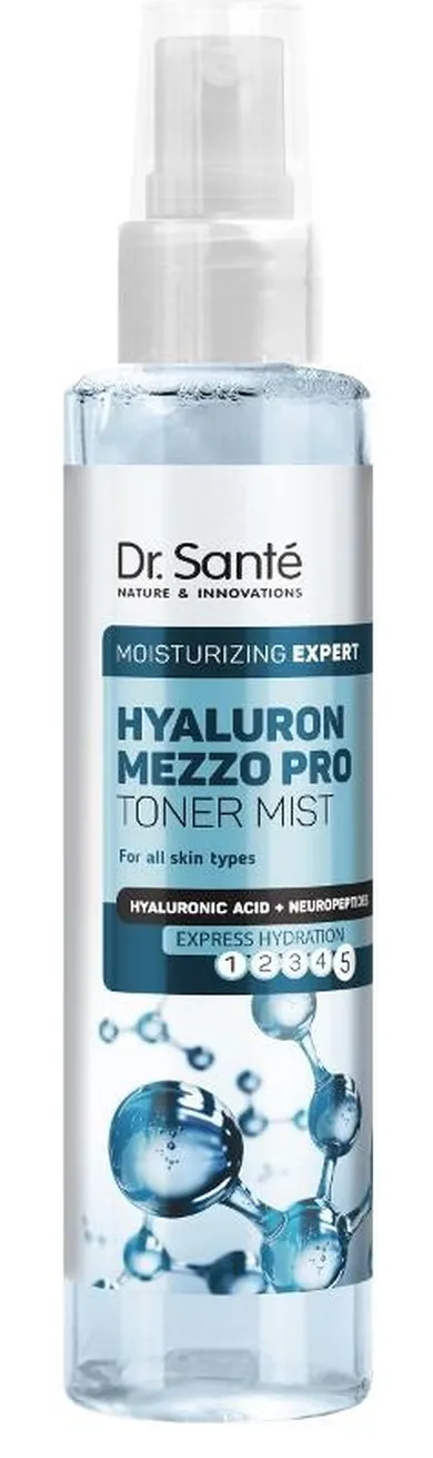 Dr. Sante, Hyaluron Mezzo Pro, tonik intensywnie nawilżający w mgiełce, 150 ml