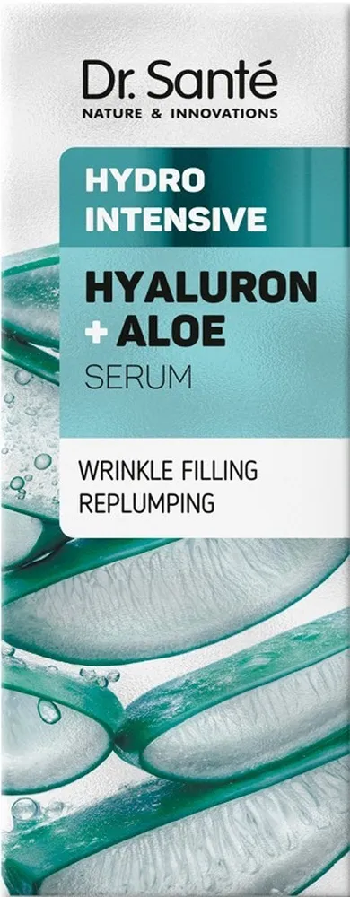 Dr. Sante, Hydro Intensive, serum intensywnie nawilżające do twarzy hyaluron + aloe, 30 ml