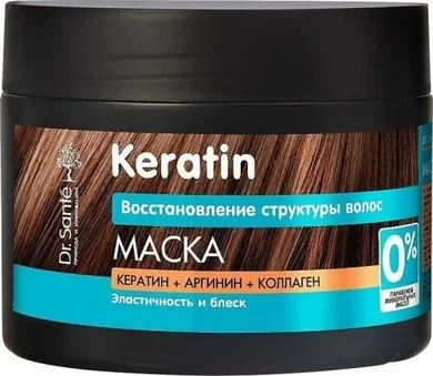 Dr. Sante, Keratin Hair, maska do włosów, 300 ml