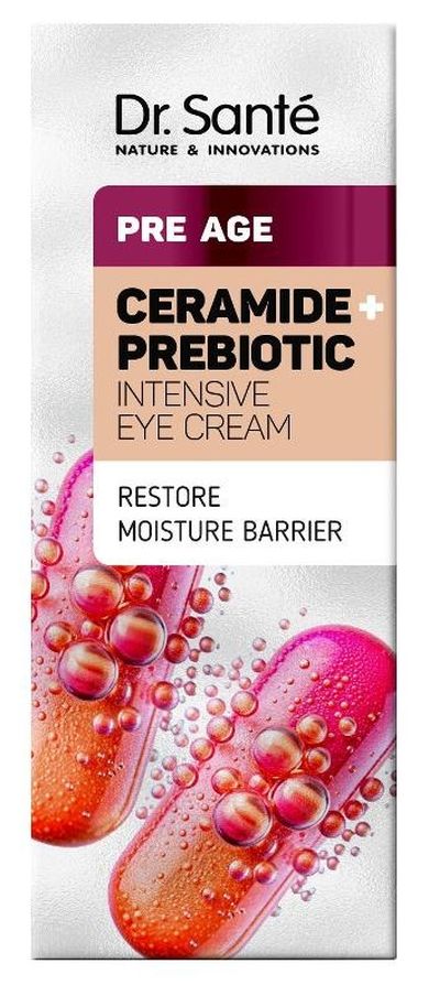 Dr. Sante, Pre Age, intensywny krem pod oczy ceramide + prebiotic, 15 ml