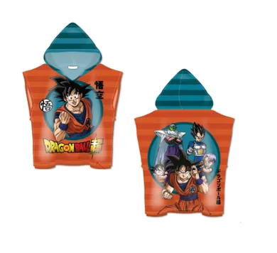 Dragon Ball, poncho, okrycie kąpielowe, 55-110 cm